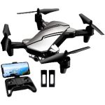 Mini Drona Drk pentru Copii si Adulti,Wi-Fi,Camera HD Fpv,2 Baterii Reincarcabile,Gesture Selfie,Reglare Viteza de pornire cu o tasta, Flip-uri 3D Waypoints Fly,Headless Mode